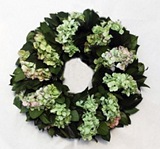 18" Green Garden Wreath